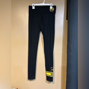 Reversible new women's Black and Yellow Leggings